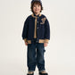 Gulliver Blue Carpenter Jeans with Distressed Details and Tapered Leg for Boy Mini- Monotyping