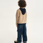 Gulliver Blue Carpenter Jeans with Distressed Details and Tapered Leg for Boy Mini- Monotyping