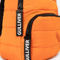 Gulliver Orange Water-Resistant Backpack with Drawstring Closure for Boy Mini-Writer