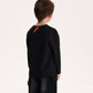 GulliverBoys’ Black Long-Sleeve T-Shirt with Graffiti Print for Boy Mini-Writer