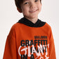 Gulliver Orange Long-Sleeve T-Shirt with Layered Effect for Boy Mini-Writer
