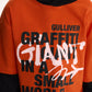 Gulliver Orange Long-Sleeve T-Shirt with Layered Effect for Boy Mini-Writer