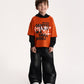 Gulliver Orange Long-Sleeve T-Shirt with Layered Effect for Boy Mini-Writer