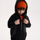 Gulliver Gray Fleece Sweatshirt with Distressed Details for Boy Mini-Writer