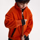 Gulliver Orange Fleece Zip-Up Sweatshirt for Boy Mini-Writer