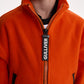 Gulliver Orange Fleece Zip-Up Sweatshirt for Boy Mini-Writer