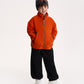 Gulliver Orange Fleece Zip-Up Sweatshirt for Boy Mini-Writer