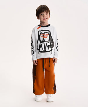 Gulliver Orange Jogger Pants for Boy Mini-Writer