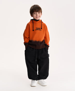 Gulliver Black Fleece Balloon Pants for Boy Mini-Writer
