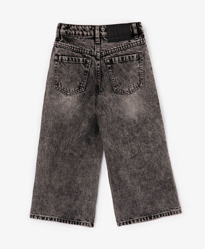 Gulliver Gray Washed Wide-Leg Jeans for Boy Mini-Writer