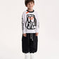 Gulliver Black Cotton Cargo Jogger Pants for Boy Mini-Writer