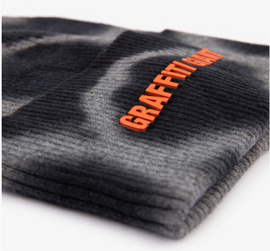 Gulliver Gray Merino Wool Knitted Tie-Dye Beanie for Boy Mini-Writer