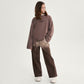 GulliverBrown Long-Sleeve T-Shirt with Distressed Details and Print for Girl Junior-Rhapsody