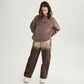 GulliverBrown Long-Sleeve T-Shirt with Distressed Details and Print for Girl Junior-Rhapsody