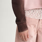 Gulliver Brown Cropped Hoodie with Gradient Effect and Print for Girl Junior-Rhapsody