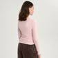 Gulliver Pink Knitted Turtleneck with Double-Layer Effect for Girl Junior-Rhapsody