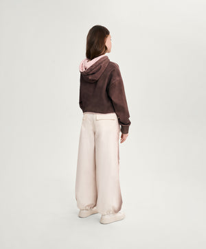 Gulliver Milk Balloon Pants with Gradient Effect and Contrast Waistband for Girl Junior-Rhapsody