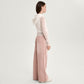 Gulliver Girls’ Pink Wide-Leg Straight Jeans with Distressed Effect for Girl Junior-Rhapsody