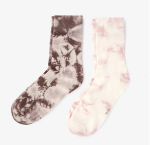 Gulliver Multicolor Tie-Dye High Socks, 2-Pair Set for Girl Junior-Rhapsody