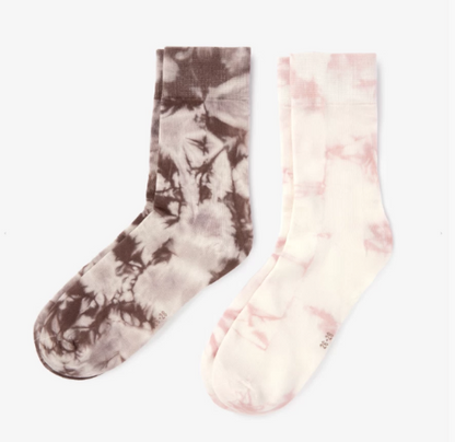 Gulliver Multicolor Tie-Dye High Socks, 2-Pair Set for Girl Junior-Rhapsody