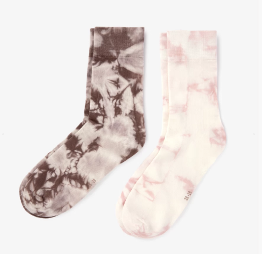 Gulliver Multicolor Tie-Dye High Socks, 2-Pair Set for Girl Junior-Rhapsody