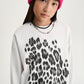 Gulliver White Long sleeve T-shirt for Girl Junior-Metallic