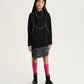 Gulliver Black Long-Sleeve Top with Original Decorative Detail for Girl Junior-Metallic