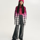 Gulliver Fuchsia Gradient Plaid Shirt Girl Junior-Metallic