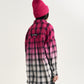 Gulliver Fuchsia Gradient Plaid Shirt Girl Junior-Metallic