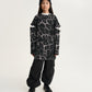 Gulliver Gray Leopard Print Dress with Sleeve Slits for Girl Junior-Metallic