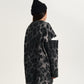 Gulliver Gray Leopard Print Dress with Sleeve Slits for Girl Junior-Metallic