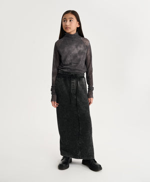Gulliver Gray Skirts for Girl Junior-Metallic