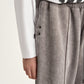 Gulliver Light Gray Jogger Pants with Distressed Details and Piercing for Girl Junior-Metallic