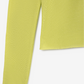 Gulliver Lime Fitted Long-Sleeve Top for Girl Junior- Imba