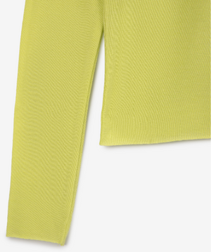 Gulliver Lime Fitted Long-Sleeve Top for Girl Junior- Imba