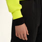 Gulliver Cropped Hoodie with V-Neck – Lime Green for Girl Junior- Imba