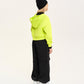 Gulliver Cropped Hoodie with V-Neck – Lime Green for Girl Junior- Imba