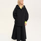 Gulliver Black Windbreaker Jacket for Girl Junior- Imba