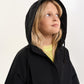Gulliver Black Windbreaker Jacket for Girl Junior- Imba