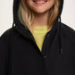Gulliver Black Windbreaker Jacket for Girl Junior- Imba