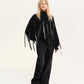 Gulliver Black Sweater with Decorative Drawstrings for Girl Junior- Imba