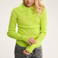 Gulliver Lime Green Fitted Knitted Polo Shirt for Girl Junior- Imba