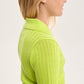 Gulliver Lime Green Fitted Knitted Polo Shirt for Girl Junior- Imba