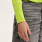 Gulliver Lime Green Fitted Knitted Polo Shirt for Girl Junior- Imba