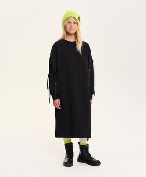 Gulliver Black Dress for Girl Junior- Imba