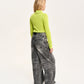 Gulliver Washed Gray Wide-Leg Jeans for Girl Junior- Imba