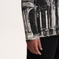 Gulliver White Long-Sleeve Top with Print and Embossed Detail for Boy Junior- Uffizi