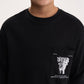 Gulliver Black Long-Sleeve Top with Embossed Print for Boy Junior- Uffizi