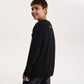 Gulliver Black Long-Sleeve Top with Embossed Print for Boy Junior- Uffizi