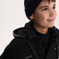 Gulliver Black Knitted Shirt with Contrast Hood for Boy Junior- Uffizi